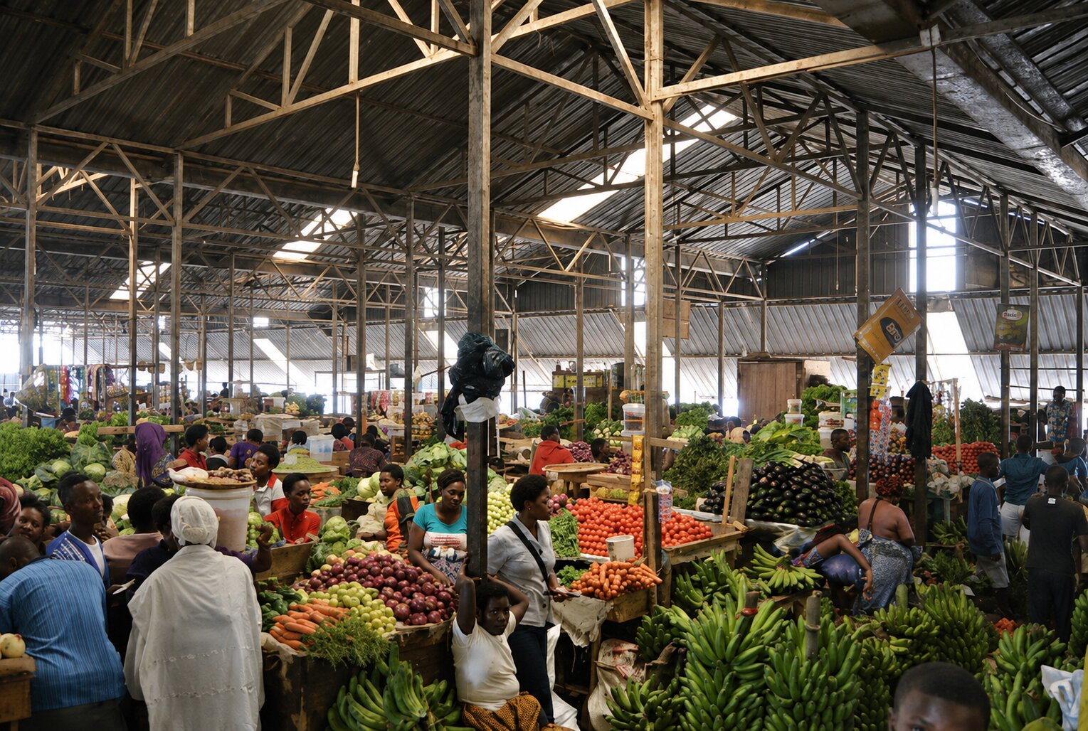 A Busy Day In Kimironko Market
