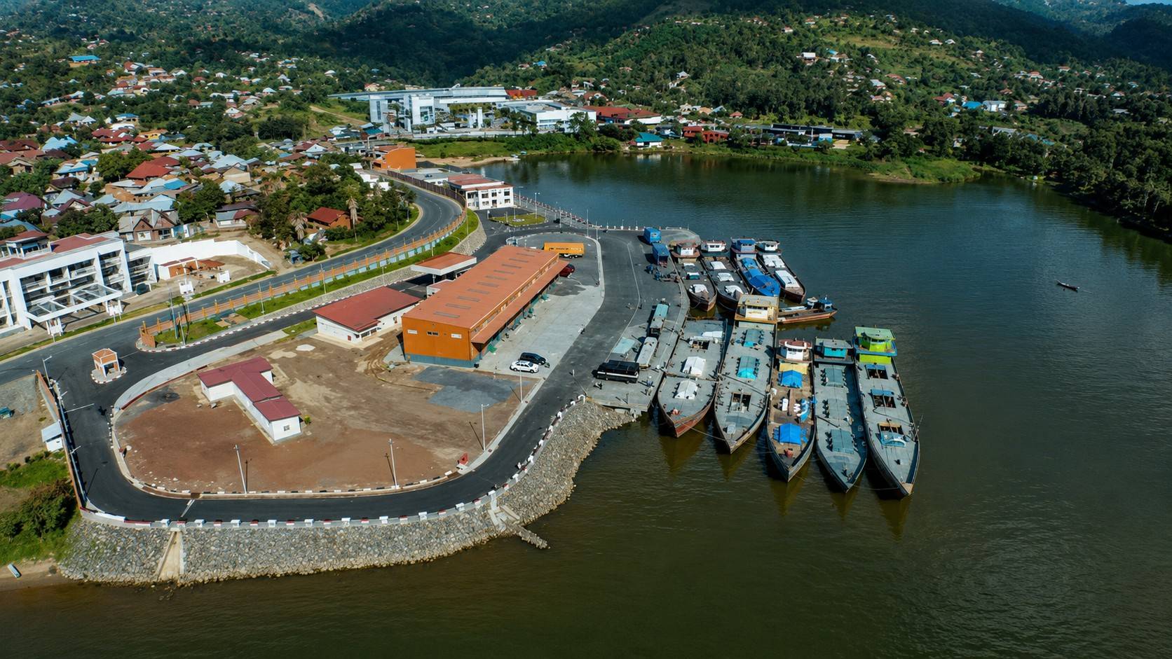 A shipyard located in Rubavu