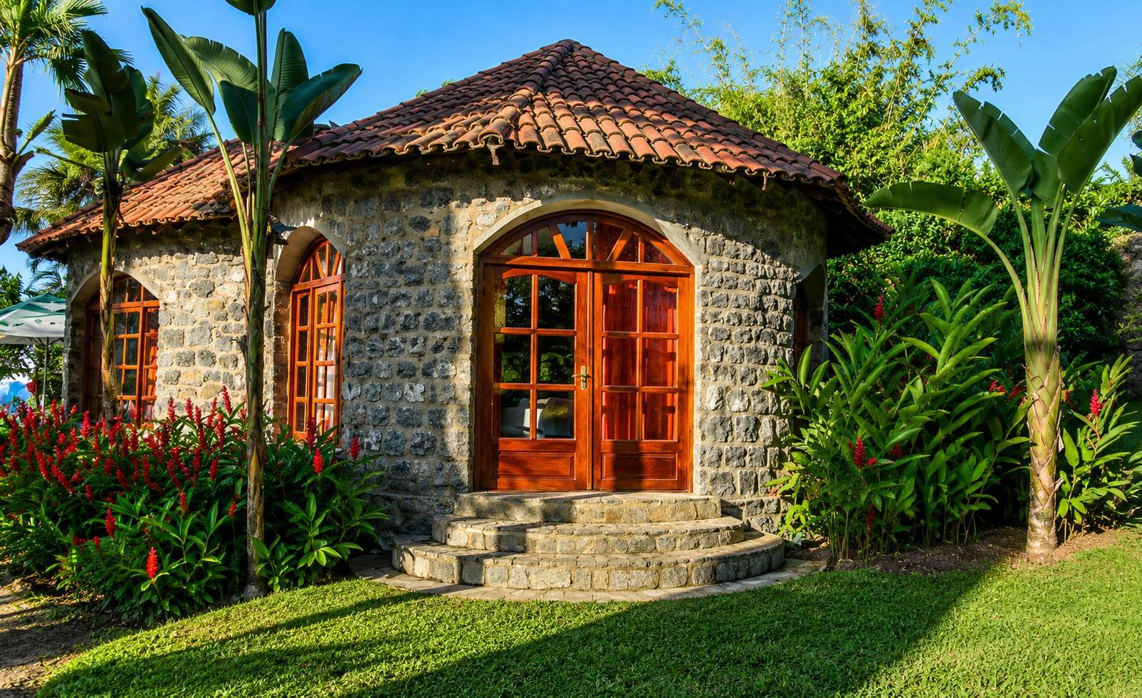 A waterfront guest house near Lake Kivu