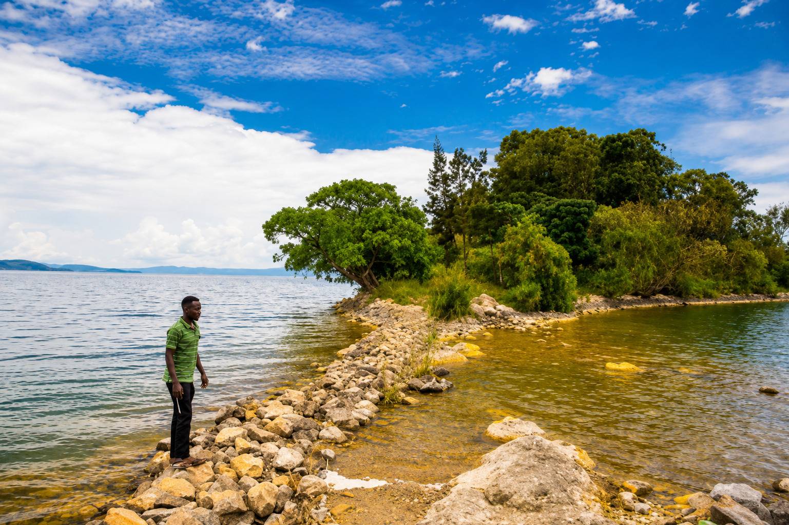 One Of The Beaches Of Karongi Where The Singing Fishermen Can Be Heard