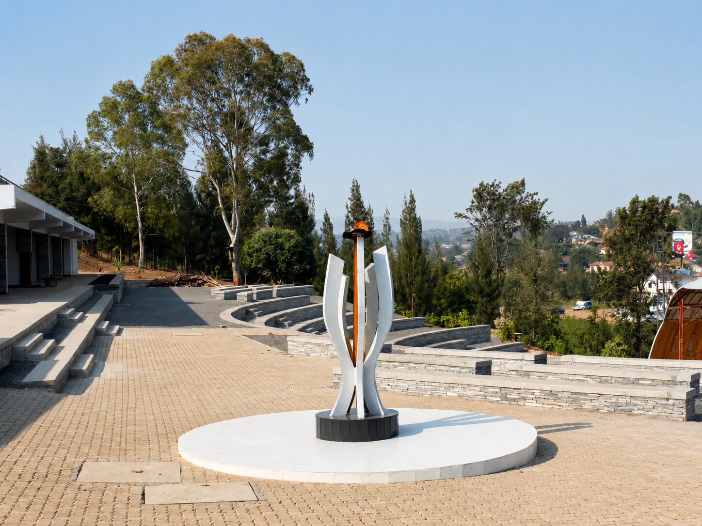 The Kigali Genocide Memorial In The Afternoon