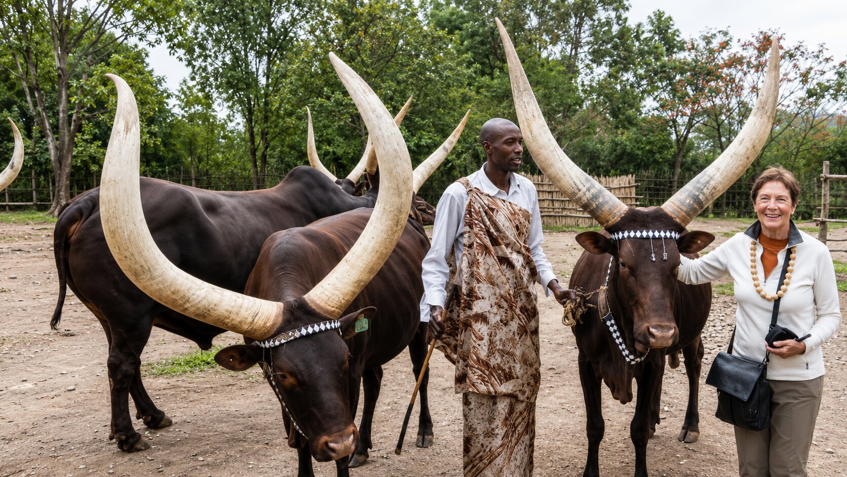 The Royal Cattle Of The Rwandan King Are A Popular Attraction